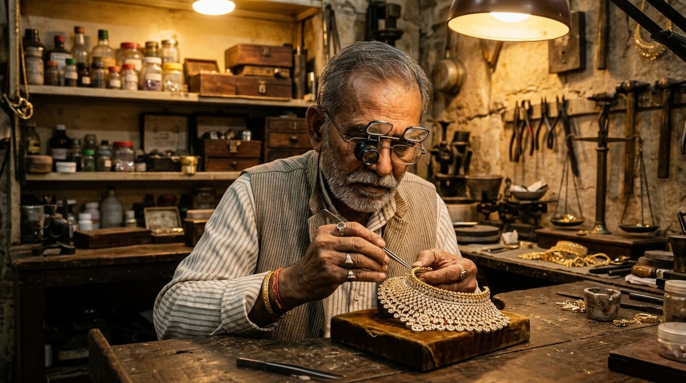 Master Artisan Crafting Fine Jewelry