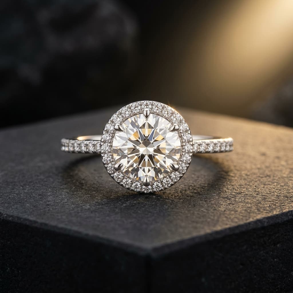 The Aurelia Solitaire Diamond Ring