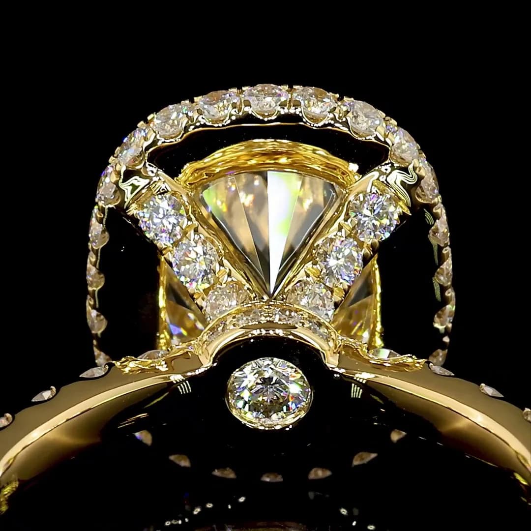 3 ct Cushion Cut Engagement Ring | Crafted Beyond Expectations Lifestyle