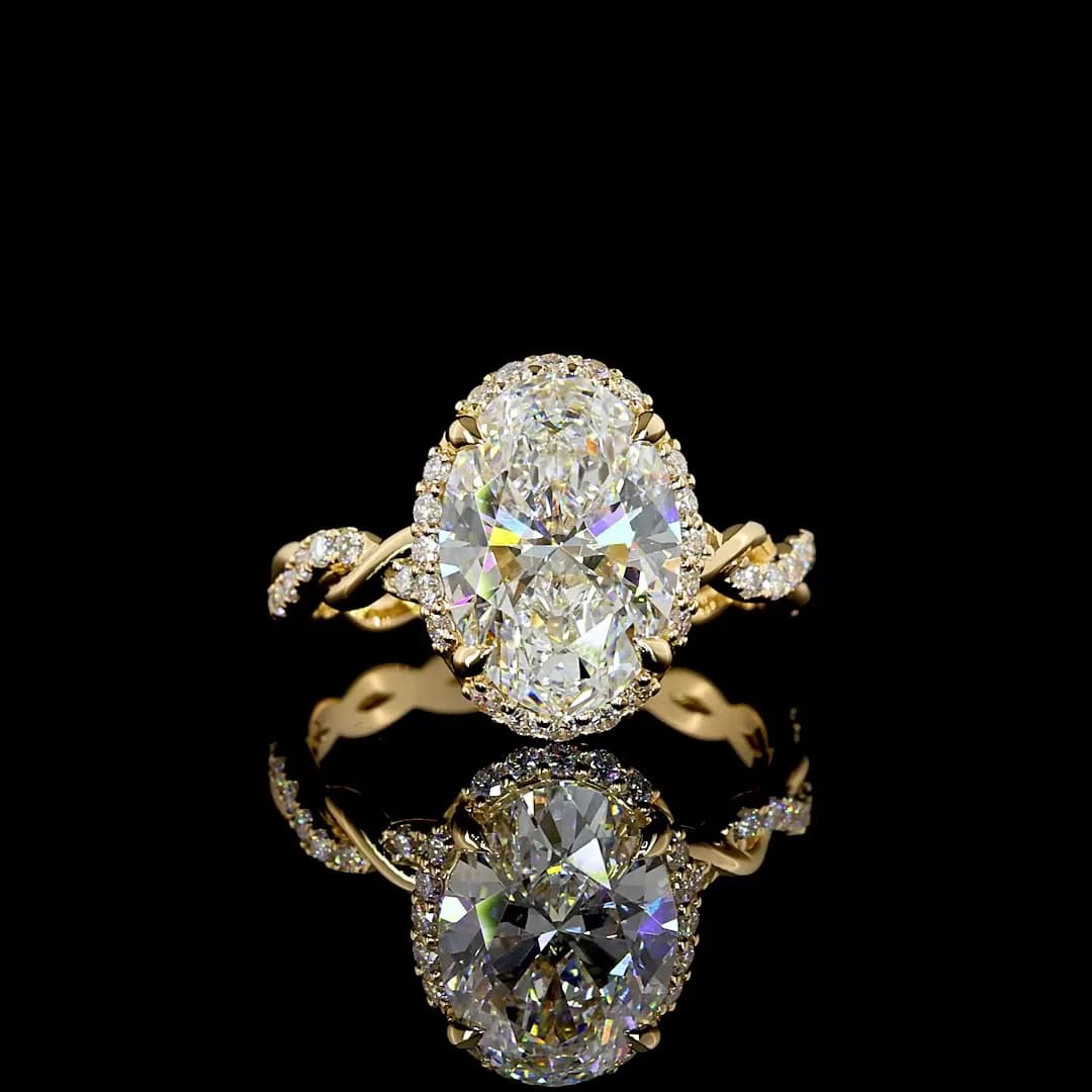 3 ct Oval Diamond Ring | Forever Begins with Brilliance Lifestyle
